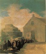 Francisco Goya Village Procession France oil painting artist